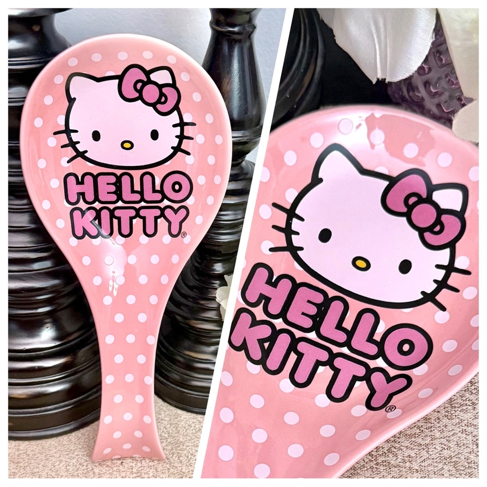 NWT Hello Kitty Ceramic Spoon Rest